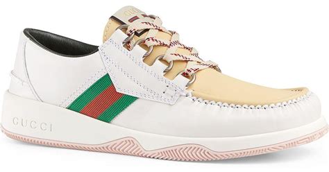 gucci agrado boat shoes|Men's boat shoe .